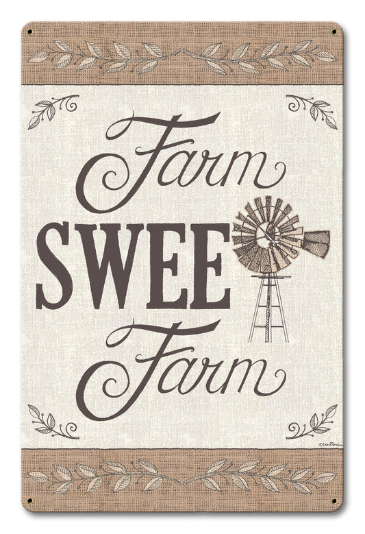 Farm Sweet Farm 12 x 18