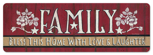 Family Bless This Home 24 x 8