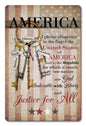 America Pledge Of Allegiance 12 x 18