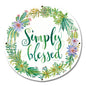 Simply Blessed 16 x 16