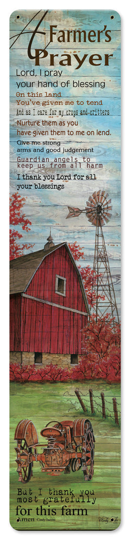 A Farmers Prayer 6 x 28