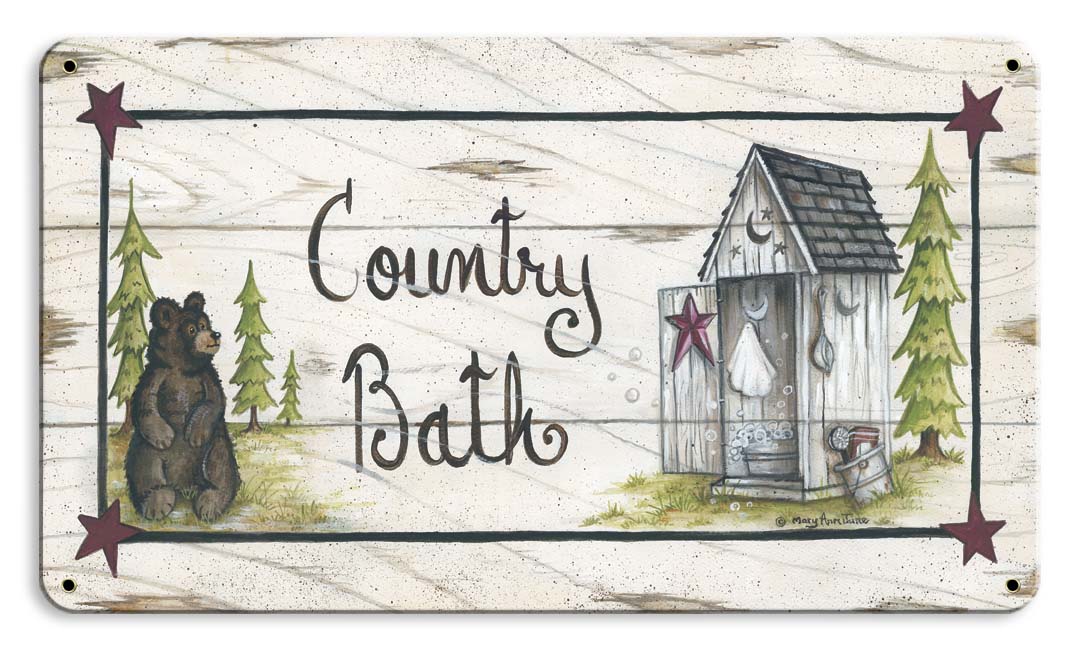 Country Bear Bath 8 x 14