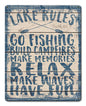 Lake Rules 12 x 15