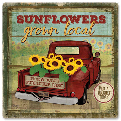 Local Grown Sunflowers 12 x 12