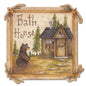 Bath House Bear 13 x 13