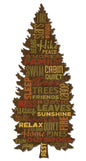 Tree With Words Cutout 12 x 28