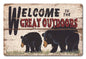 Welcome To The Great Outdoors 18 x 12