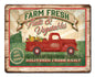 Farm Fresh Fruits And Vegetables 15 x 12