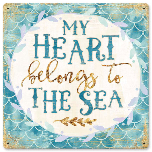 My Heart Belongs To The Sea 12 x 12