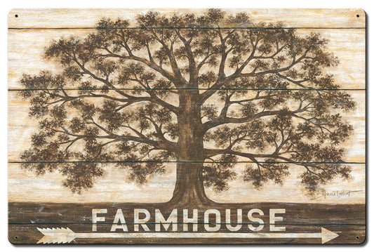 Farmhouse Tree 24 x 16