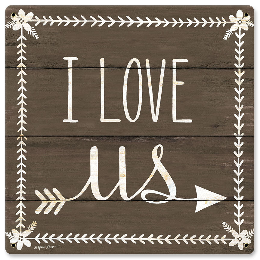 I Love Us 12 x 12