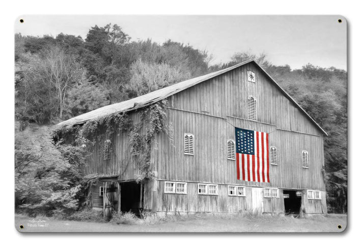 Old Barn Flag 18 x 12