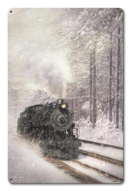 Snow Train 12 x 18