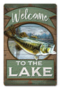 Welcome To The Lake 12 x 18