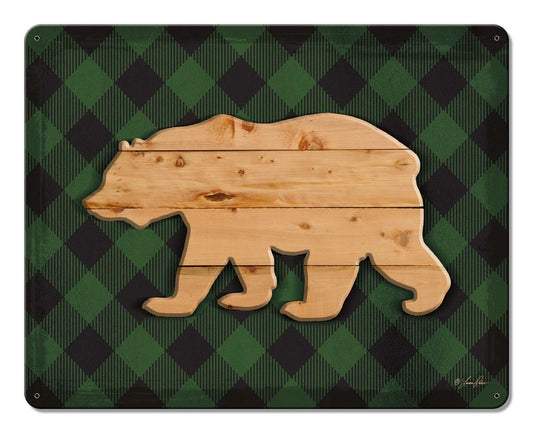 Wood Bear 15 x 12