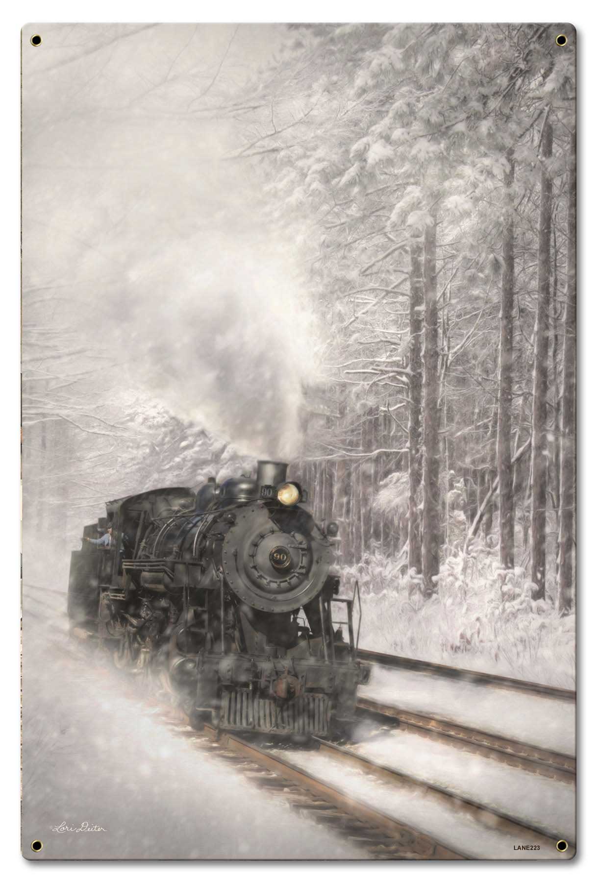 Snow Train 16 x 24