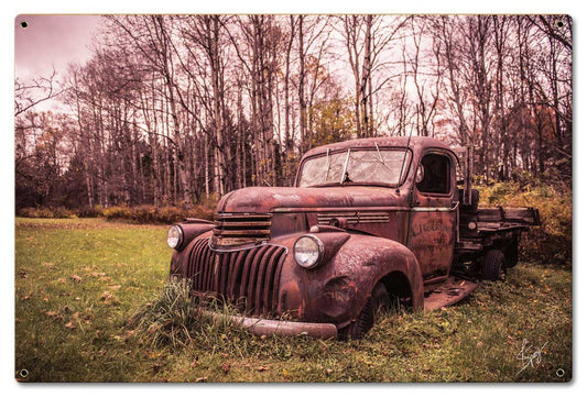 Chevy In Field 24 x 16