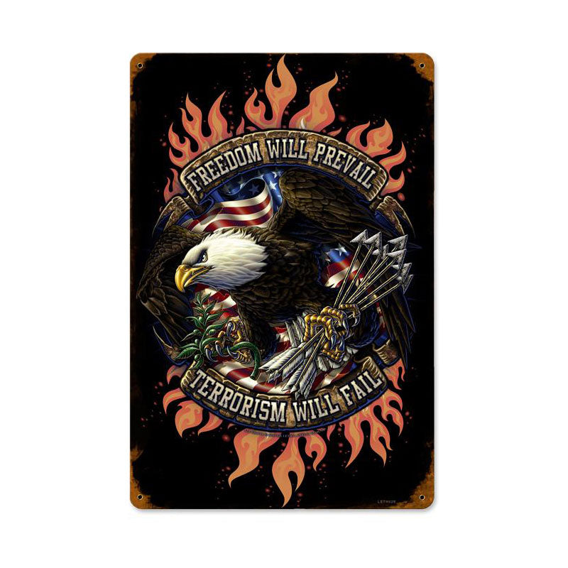 Freedom Will Prevail 12 x 18