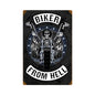 Biker From Hell 12 x 18
