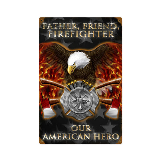 Firefighter 12 x 18
