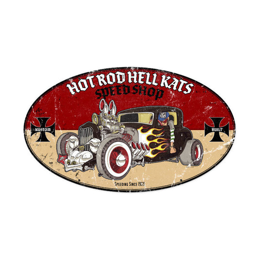 Hot Rod Hell Kats 24 x 14