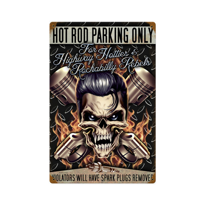 Hot Rod Parking 12 x 18