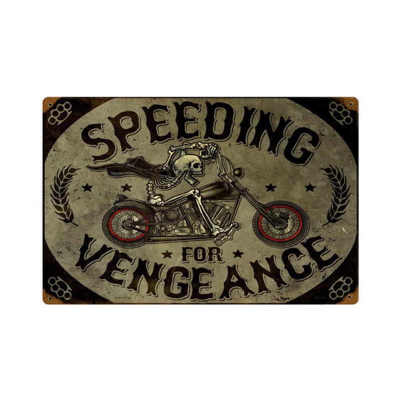 Speeding Vengance 12 x 18