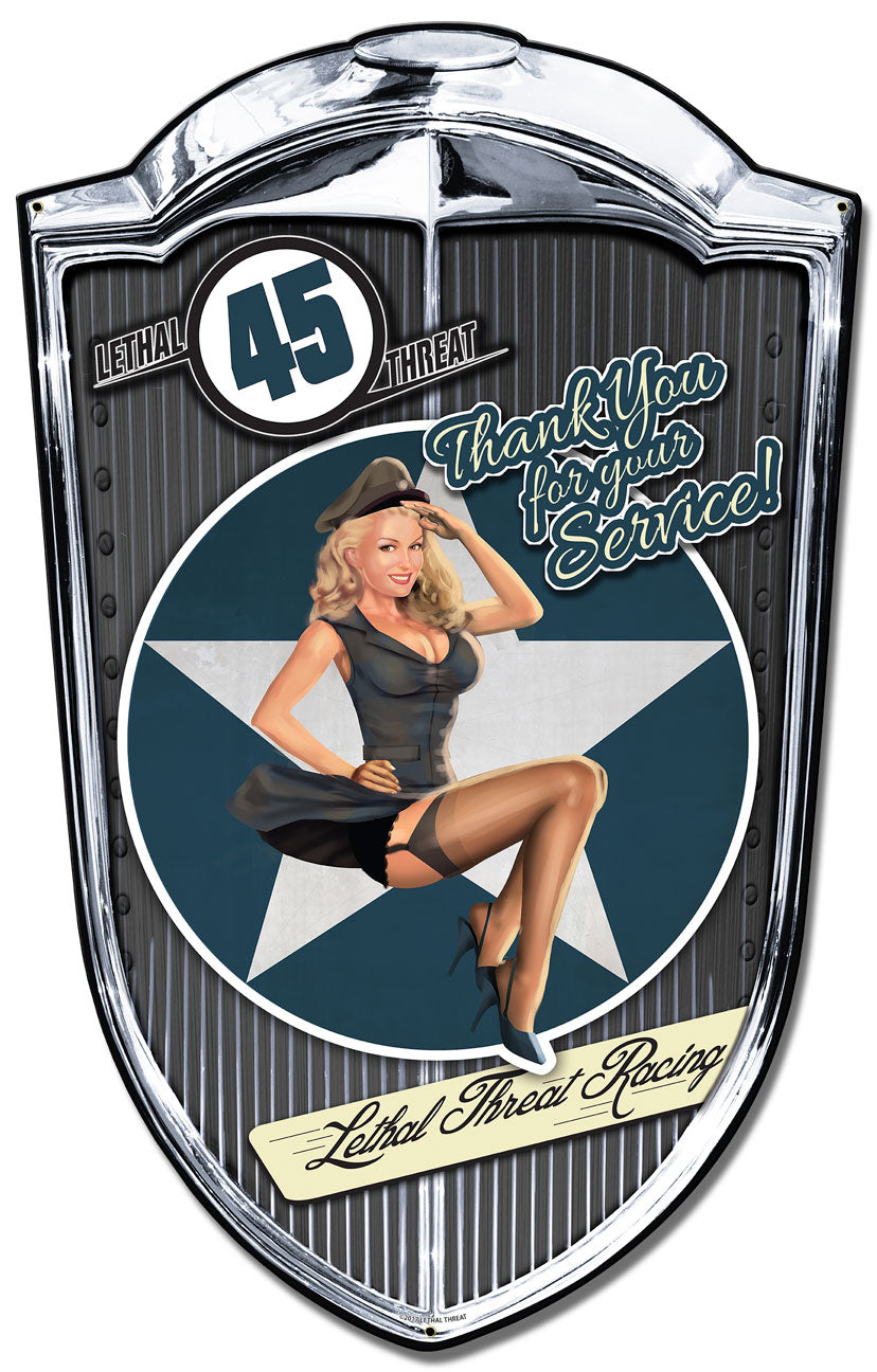 Grill Bomber Babe 24 x 36