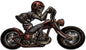 Skull Biker Right 24 x 14