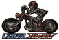 Motorcycle Skull Left 24 x 16