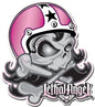 SKULL PINK HELMET 20 X 17