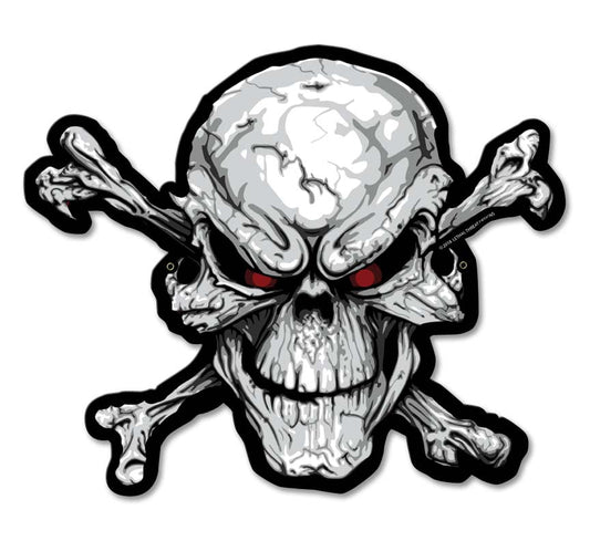 ANGRY SKULL 11 X 9