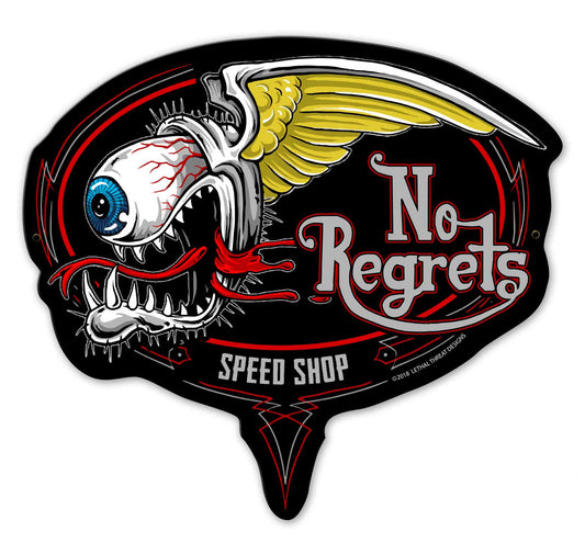 NO REGRETS 22 X 20