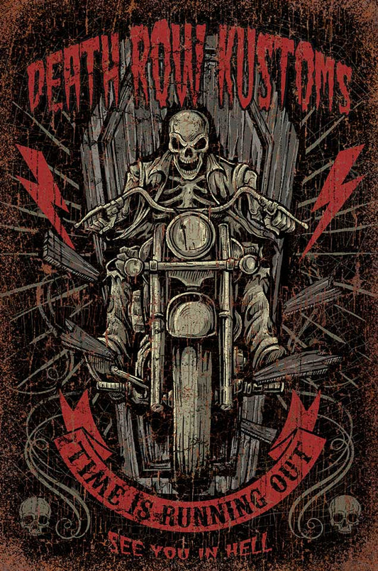 Deathrow Kustoms 12 x 18