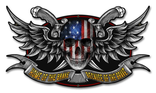 Home Of The Brave 17 x 10