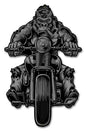 Gorilla Biker 11 x 18