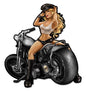 Motorcycle Girl 15 x 15
