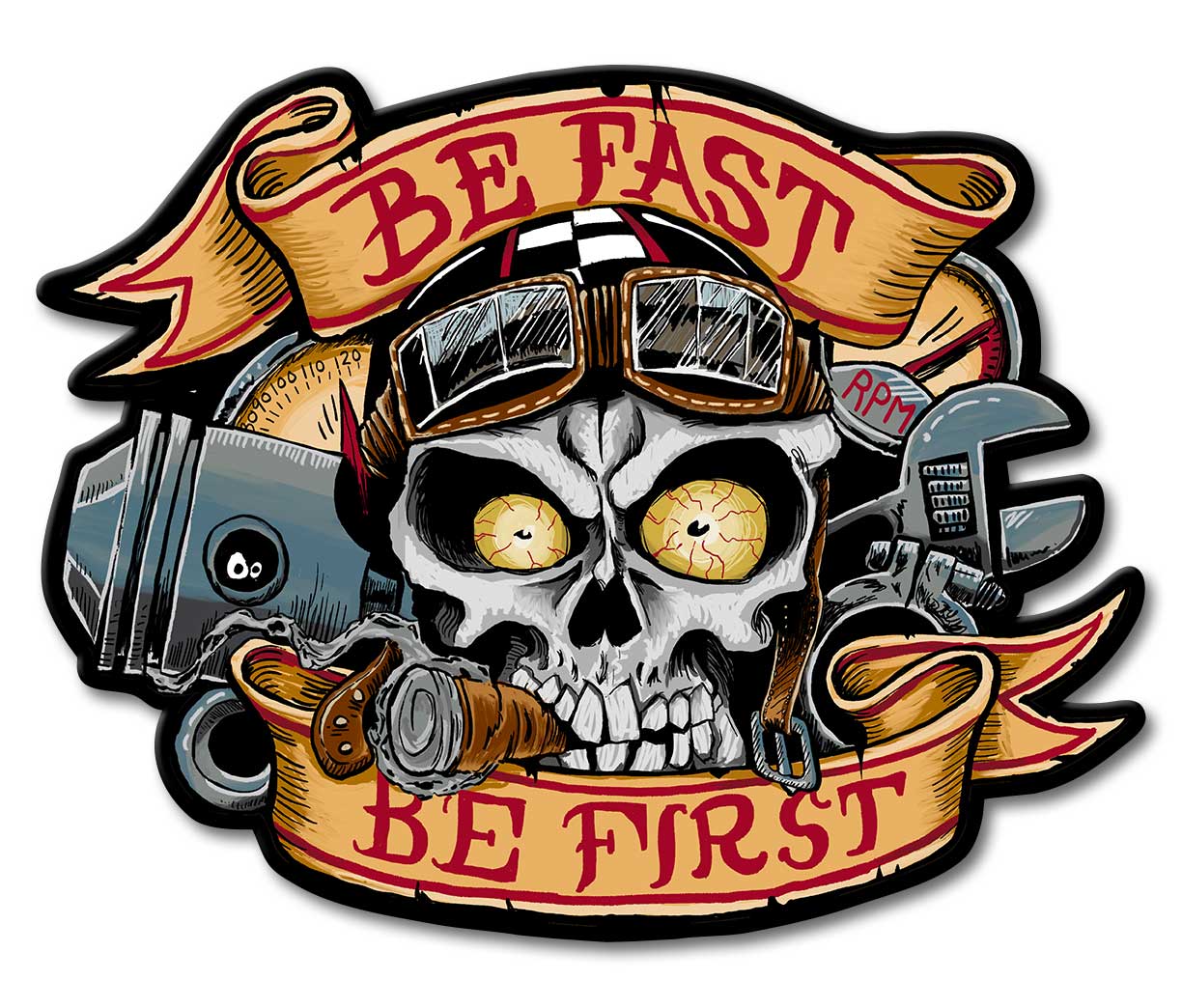 Be Fast Be First 16 x 13