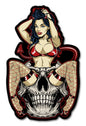 Devil Skull Girl 12 x 18