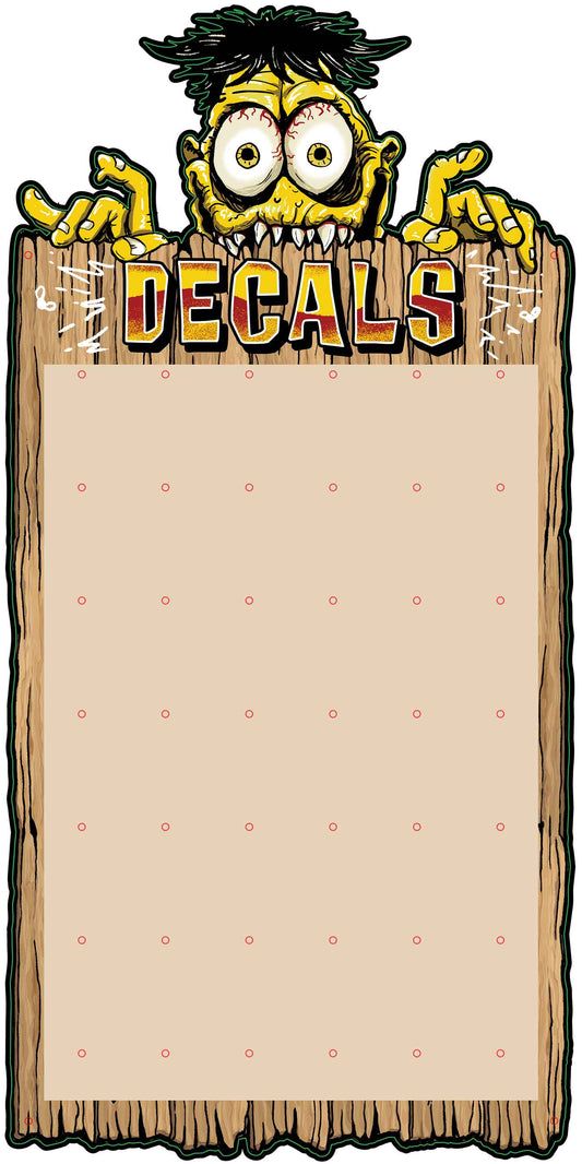 DECAL METAL DISPLAY 1 23 X 46