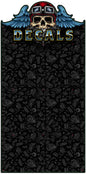 DECALS METAL DISPLAY 2 23 X 46