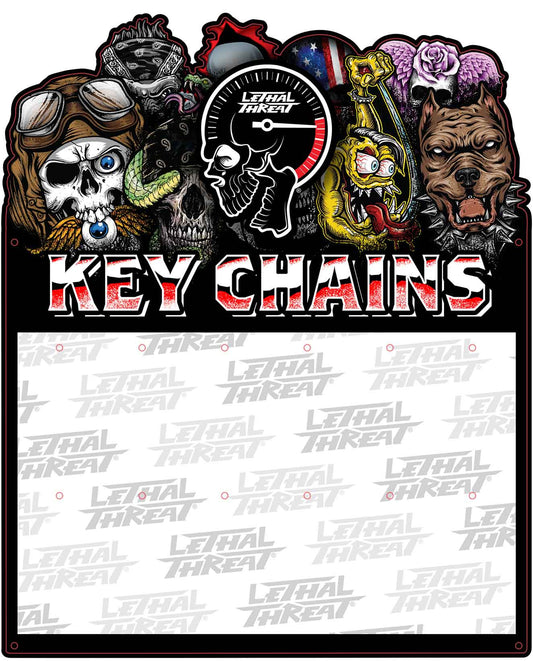 KEY CHAIN METAL DISPLAY V2 23 X 28