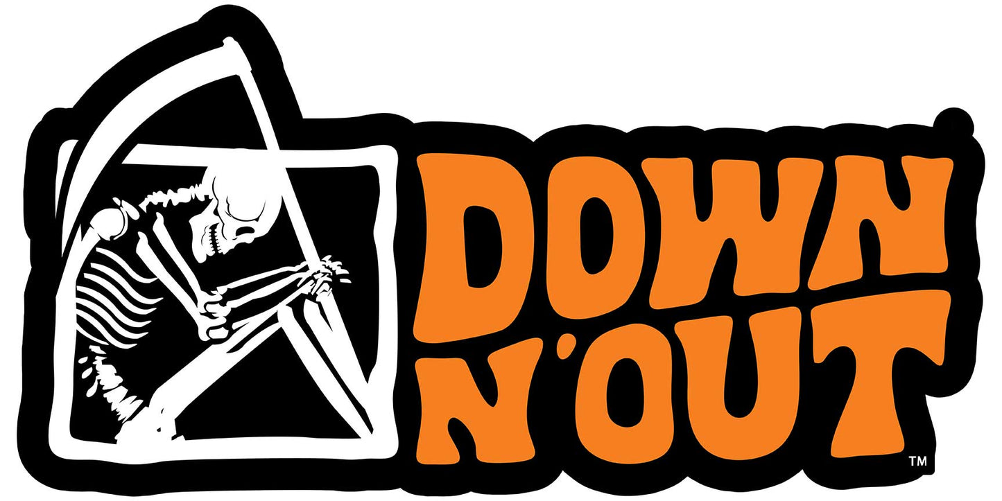 DOWN N OUT LOGO 23 X 12