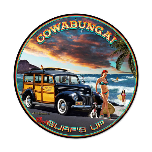 Cowabunga 14 x 14