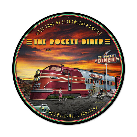 Rocket Diner 14 x 14