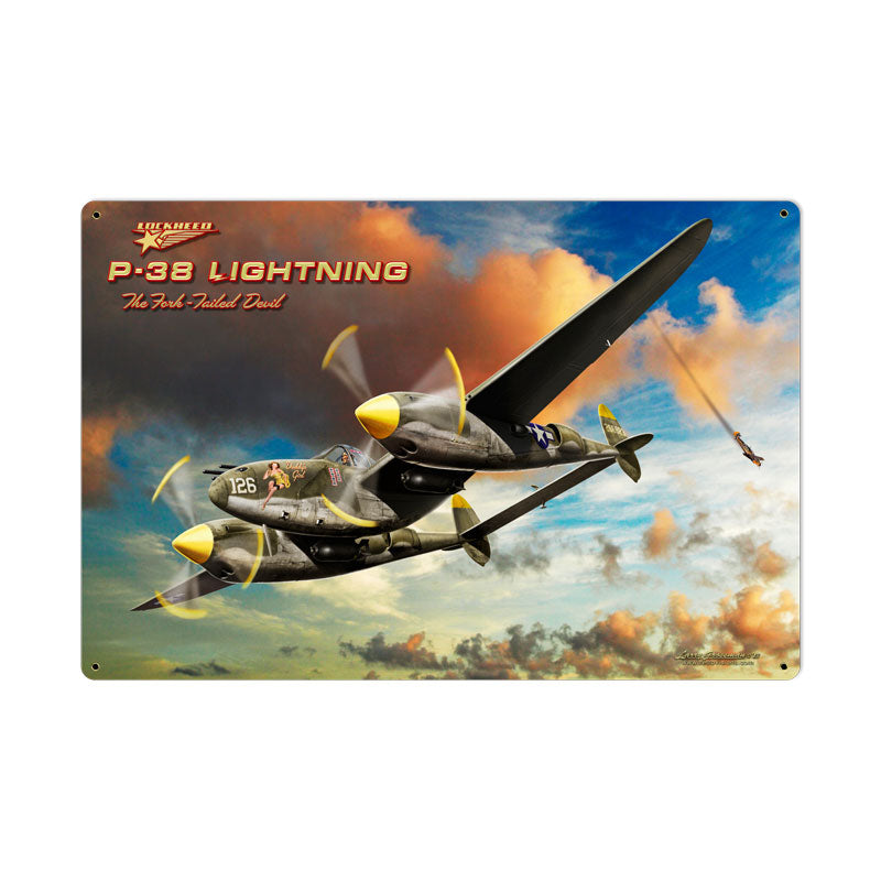P-38 Lightning 36 X 24