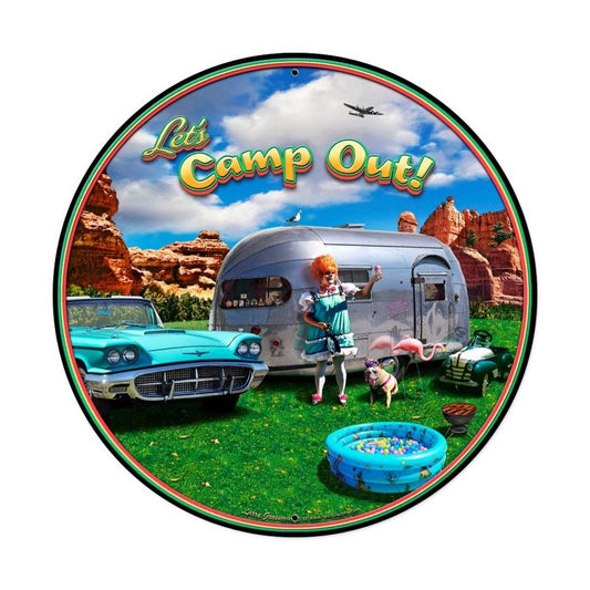 Camp Out 28 x 28