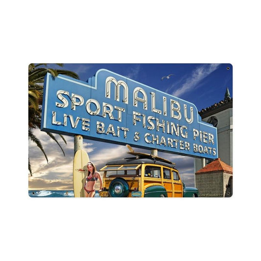 Malibu Pier 12 x 18