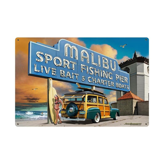 Malibu Pier 36 x 24