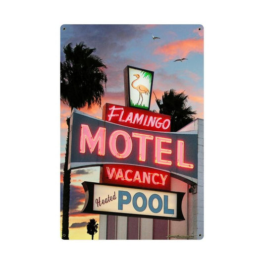 Flamingo Motel 24 x 36